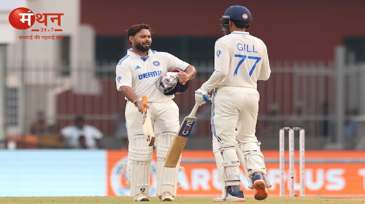 IND vs BAN 1st Test (Day 3): शुभमन गिल (119*) और ऋषभ पंत (109) के शतकों की बदौलत भारत ने बांग्लादेश के सामने जीत के लिए रखा 515 रनों का लक्ष्य, दूसरी पारी 287 रन बनाकर की घोषित।