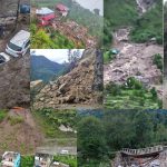 उत्तराखंड में भारी बारिश ने मचाई तबाही, भारी मलबा गिरने से पिथौरागढ़-तवाघाट हाईवे हुआ अवरुद्ध।