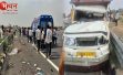 हरियाणा के नूंह में भीषण सड़क हादसा, दिल्ली-मुंबई एक्सप्रेसवे पर सड़क सफाई कार्य में जुट 7 कर्मचारियों की मौत, 4 गंभीर रूप से घायल।