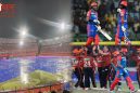 बारिश के कारण दिल्ली कैपिटल्स और हैदराबाद सनराइजर्स के बीच मैच हुआ रद्द, हैदराबाद की टीम प्लेऑफ रेस से बाहर, दोनों टीमों को मिला 1-1 अंक।