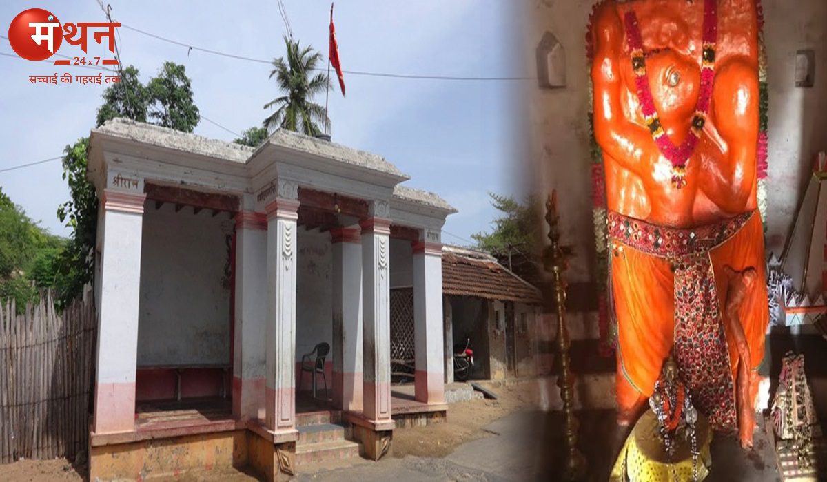 साची (साक्षी) हनुमान मंदिर, रामेश्वरम, तमिलनाडु
