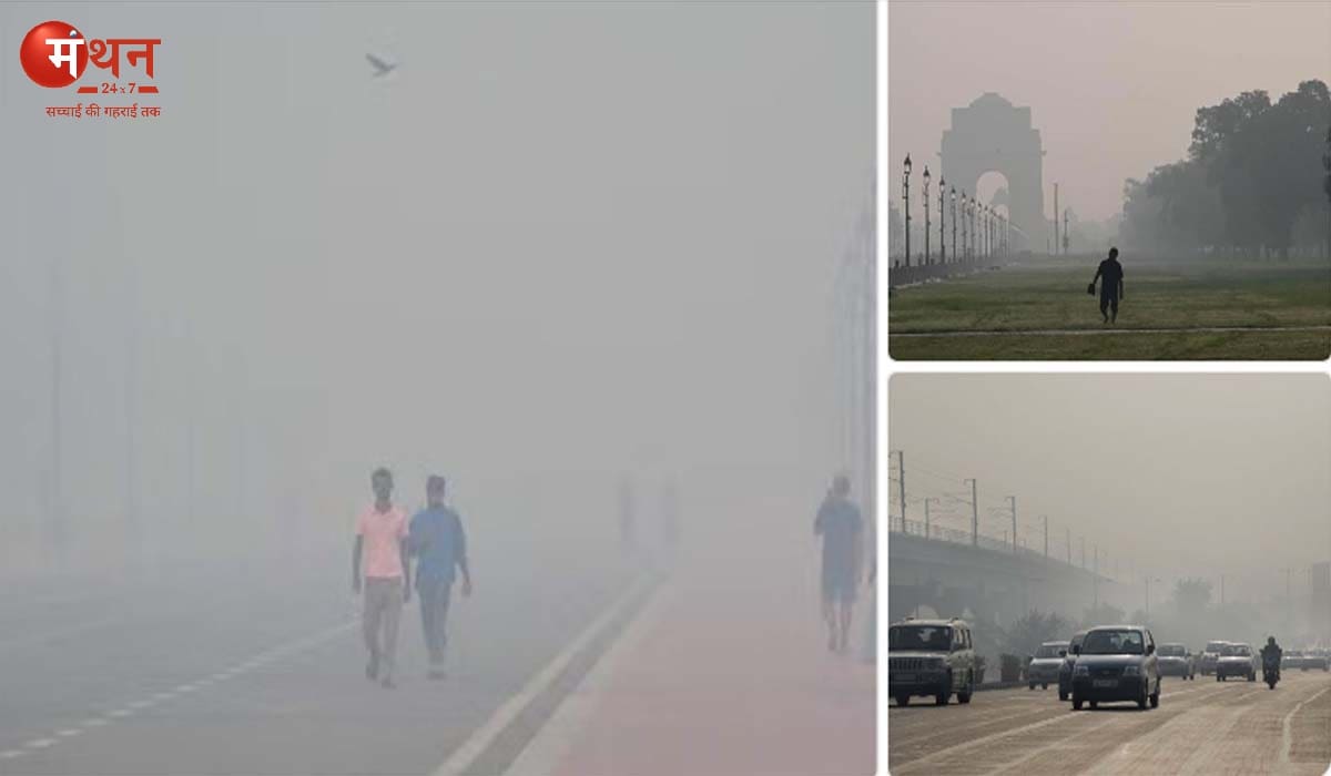 दिल्ली-एन सी आर में दिवाली के बाद हवा ज़हरीली, AQI ‘गंभीर’ स्तर पर