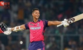 यशस्वी जायसवाल बने टाइम मैगज़ीन की “100 NEXT” सूची में शामिल होने वाले इकलौते क्रिकेटर