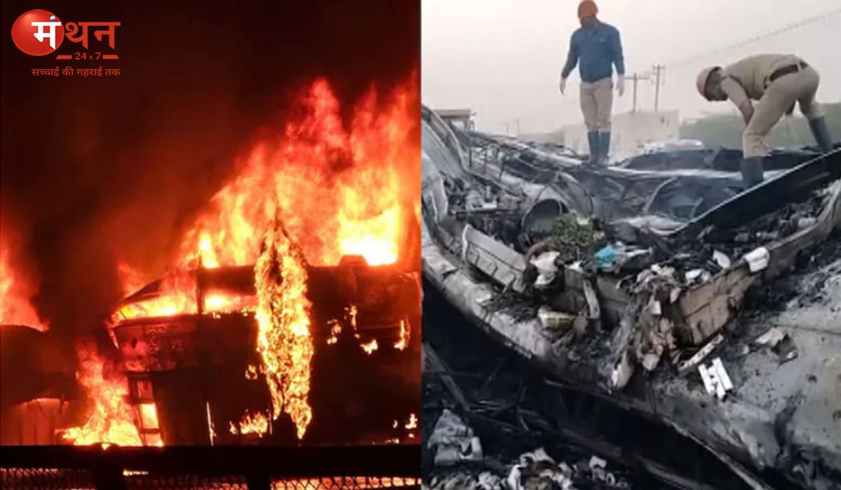 डिवाइडर पर चढ़ा ट्रक, फिर स्लीपर बस से टक्कर; कर्नाटक में जलती बस का खौफनाक मंजर, 9 की मौत