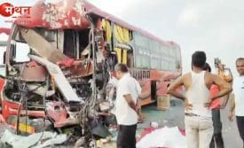 भीषण टक्कर