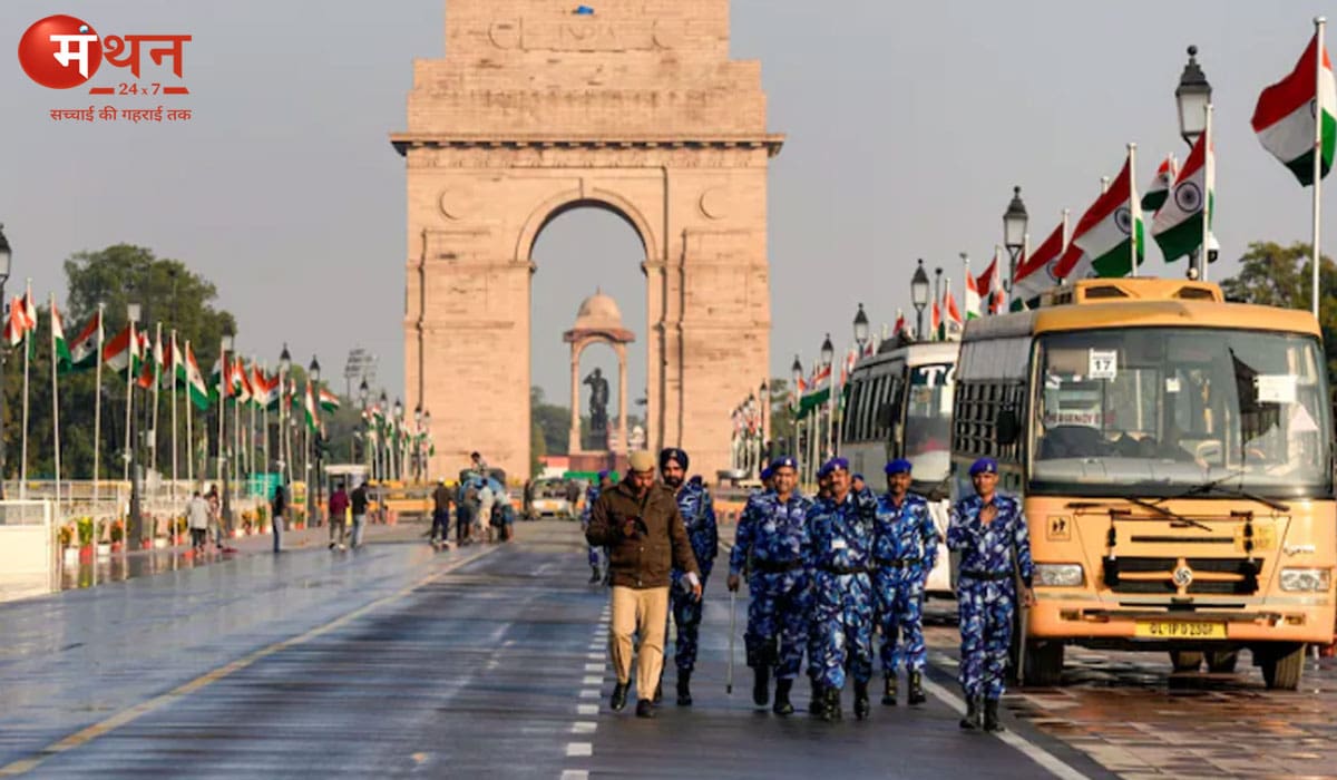 गणतंत्र दिवस पर दिल्ली हाई अलर्ट मोड में: 10 हजार जवान, AI कैमरे और फेस रिकॉग्निशन से चाक-चौबंद सुरक्षा