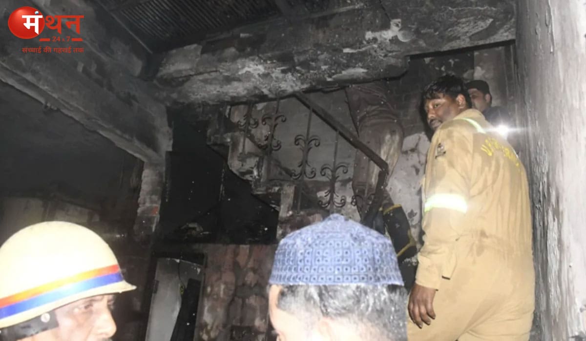 मेरठ में भीषण आग से एक ही परिवार के 6 लोगों की मौत, शॉर्ट सर्किट और सिलेंडर लीक बनी वजह