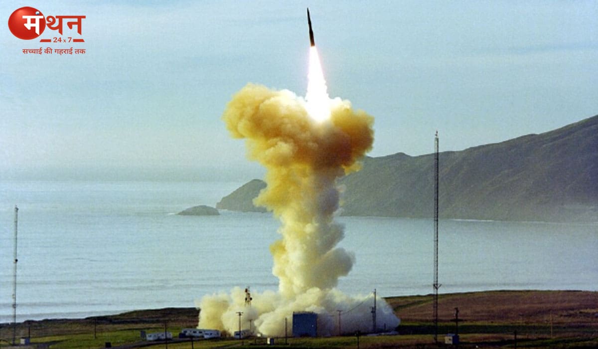 अमेरिका ने परमाणु मिसाइल का किया टेस्ट, ईरान से जंग के बीच हिंद महासागर में जंगी जहाज डुबोया