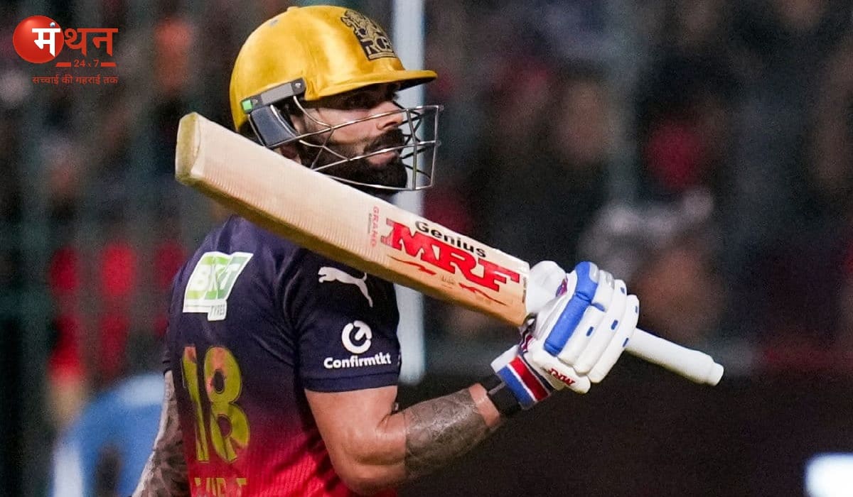 कोहली-पडिक्कल की तूफानी बल्लेबाज़ी, आरसीबी ने गुजरात को 5 विकेट से हराया ।