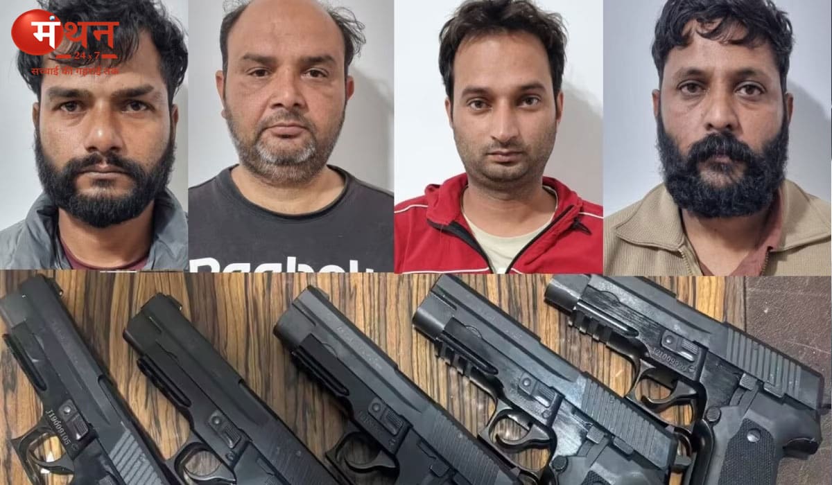 दिल्ली में बड़ी साजिश नाकाम: विदेशी हथियारों के साथ घूम रहे दो बदमाश गिरफ्तार, गैंगवार का बदला लेने की थी तैयारी